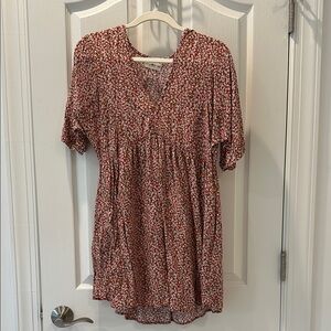 Floral V-Neck Dress